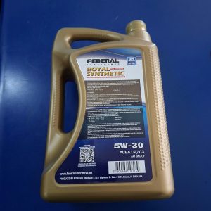 4LT ACEITE 5W30 FEDERAL ROYAL FULLY SINTETICO DPF diesel-bencina (ACEA A3/B4-08 – C3/10 – API SN/CF) LOW SAPS/CENIZAS AMERICANO